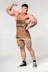 Koszulka męska Nebbia  Washed-off Oversized Stringer MAX OUT 359 Light Brown