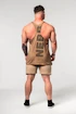Koszulka męska Nebbia  Washed-off Oversized Stringer MAX OUT 359 Light Brown