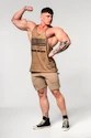 Koszulka męska Nebbia  Washed-off Oversized Stringer MAX OUT 359 Light Brown