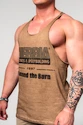 Koszulka męska Nebbia  Washed-off Oversized Stringer MAX OUT 359 Light Brown