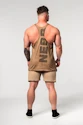 Koszulka męska Nebbia  Washed-off Oversized Stringer MAX OUT 359 Light Brown