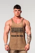 Koszulka męska Nebbia  Washed-off Oversized Stringer MAX OUT 359 Light Brown XL