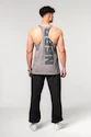 Koszulka męska Nebbia  Washed-off Oversized Stringer MAX OUT 359 Light Grey