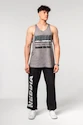 Koszulka męska Nebbia  Washed-off Oversized Stringer MAX OUT 359 Light Grey
