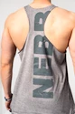 Koszulka męska Nebbia  Washed-off Oversized Stringer MAX OUT 359 Light Grey