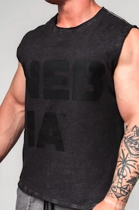 Koszulka męska Nebbia  Washed-off Tank Top BEASTIN' 361 Black