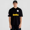 Koszulka męska New Era  Wordmark Oversized NFL Pittsburgh Steelers S