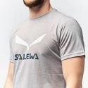 Koszulka męska Salewa  Solidlogo Dri-Release Heather Grey