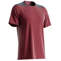 Koszulka męska Salomon  Outline SS Tee Cabernet