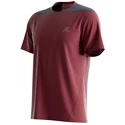 Koszulka męska Salomon  Outline SS Tee Cabernet