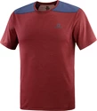 Koszulka męska Salomon  Outline SS Tee Cabernet