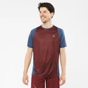 Koszulka męska Salomon Sense Aero SS Tee Cabernet