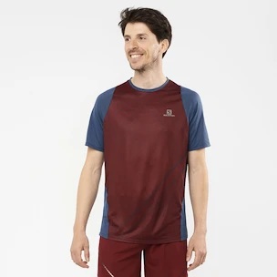 Koszulka męska Salomon Sense Aero SS Tee Cabernet
