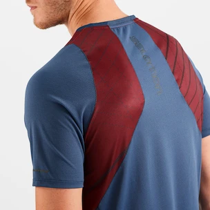 Koszulka męska Salomon Sense Aero SS Tee Cabernet
