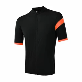 Koszulka męska Sensor Cyklo Classic Black/Orange