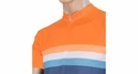 Koszulka męska Sensor  Cyklo Summer Stripe Blue/Orange