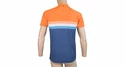 Koszulka męska Sensor  Cyklo Summer Stripe Blue/Orange