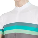 Koszulka męska Sensor  Cyklo Summer Stripe Grey/Green