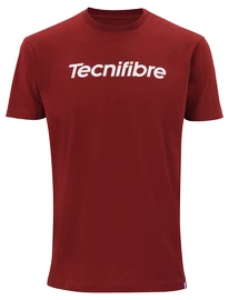 Koszulka męska Tecnifibre Club Cotton Tee Cardinal