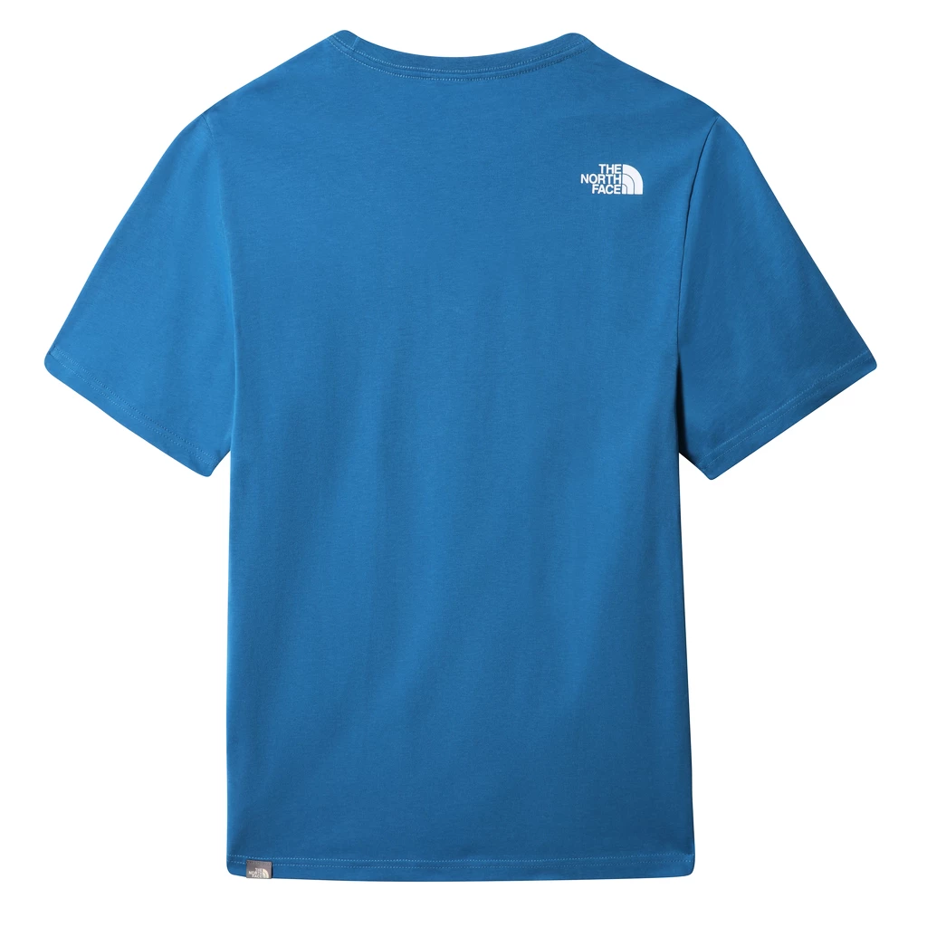 Koszulka męska The North Face  S/S Easy Tee Banff Blue/White