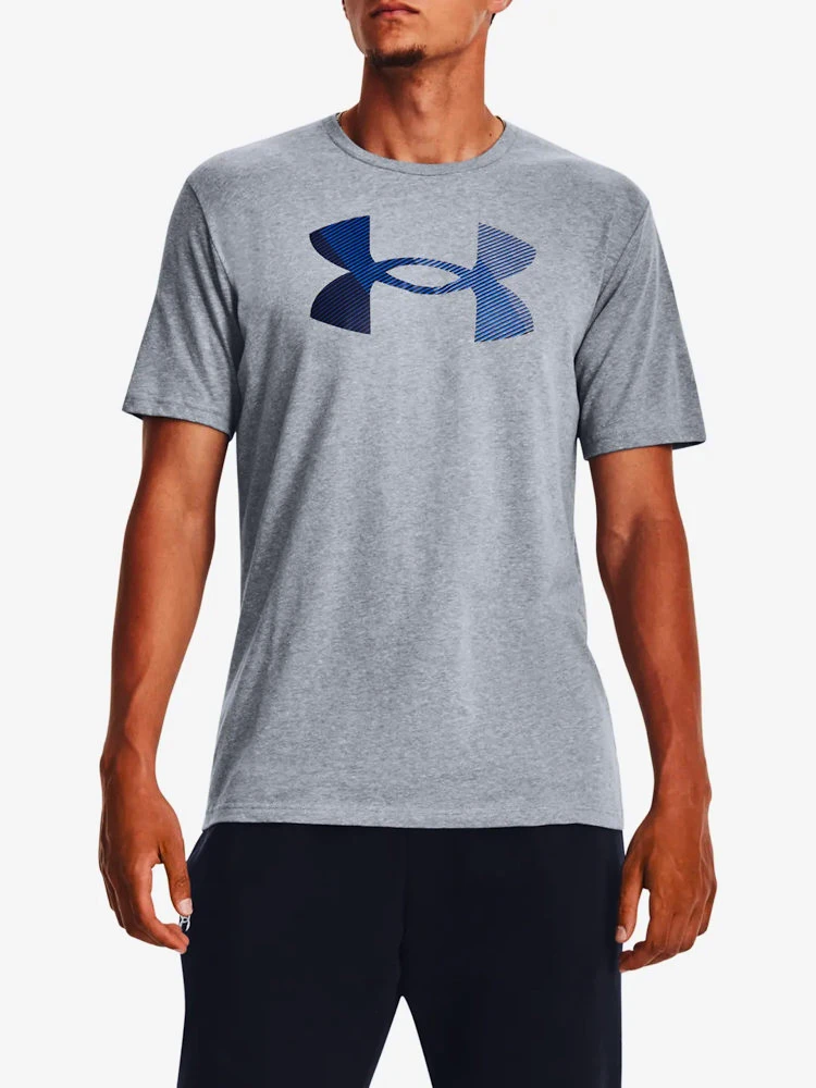 Koszulka męska Under Armour  Big Logo Fill SS M Gray