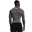 Koszulka męska Under Armour  HeatGear Armour Comp Mock LS Gray