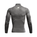 Koszulka męska Under Armour  HeatGear Armour Comp Mock LS Gray