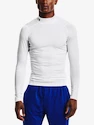 Koszulka męska Under Armour HeatGear Comp Mock LS-WHT