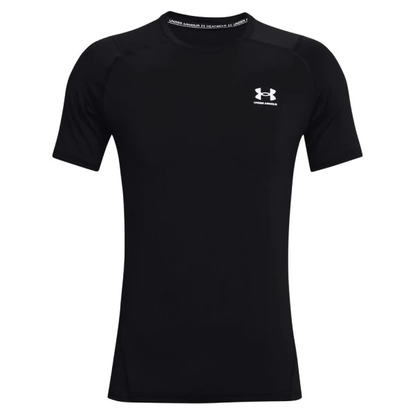 Koszulka męska Under Armour  HG Armour Fitted SS-BLK