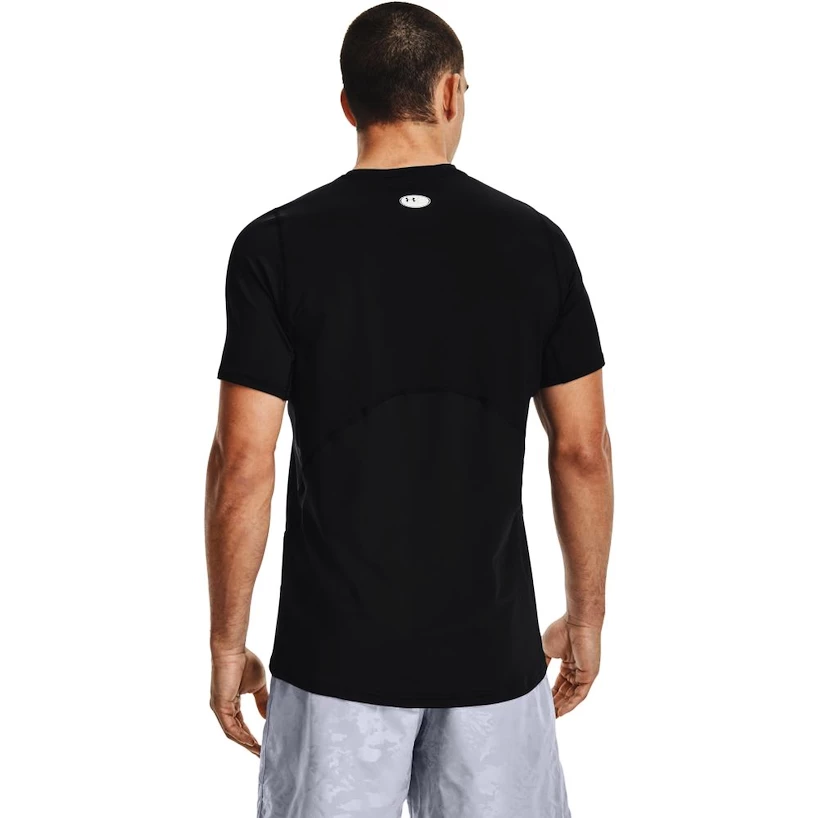 Koszulka męska Under Armour  HG Armour Fitted SS-BLK
