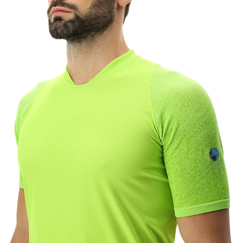 Koszulka męska UYN  RUNNING EXCELERATION OW AERNET SHIRT lime