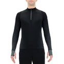 Koszulka męska UYN  Running Exceleration Shirt LS Zip Up Black