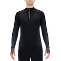 Koszulka męska UYN  Running Exceleration Shirt LS Zip Up Black XL