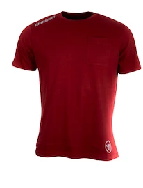 Koszulka męska Warrior Street Pocket Tee Burgundi