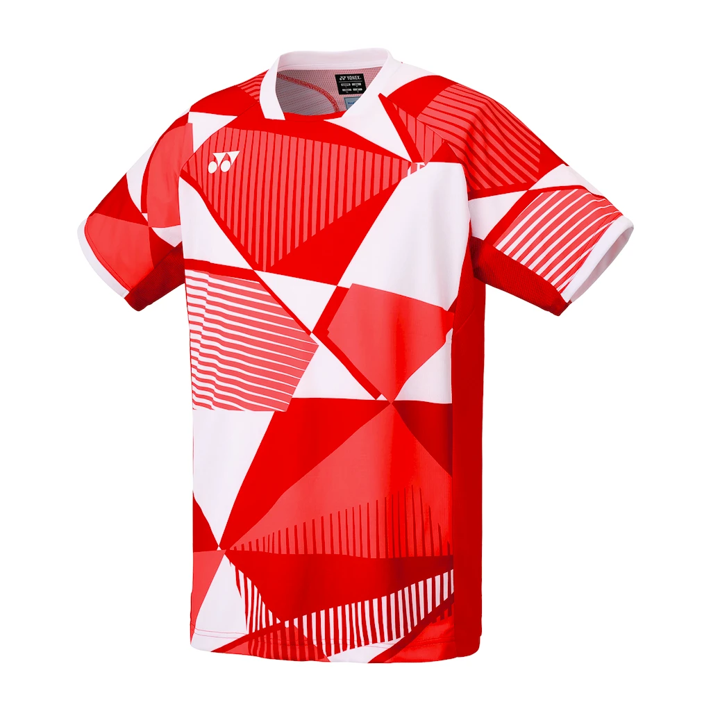 Koszulka męska Yonex  Men's Crew Neck Shirt 10635 Tango Red
