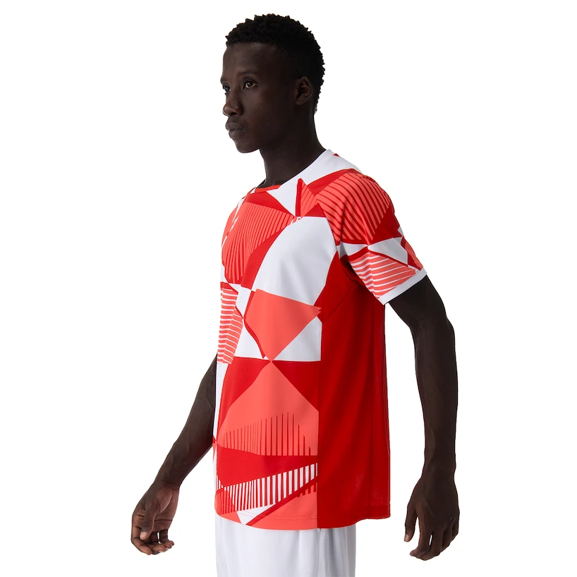 Koszulka męska Yonex  Men's Crew Neck Shirt 10635 Tango Red