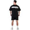 Koszulka Nebbia GYM ESSENTIALS Oversized T-shirt 381 black