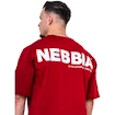 Koszulka Nebbia GYM ESSENTIALS Oversized T-shirt 381 red