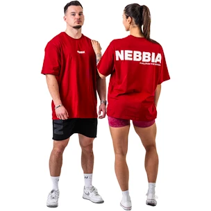 Koszulka Nebbia GYM ESSENTIALS Oversized T-shirt 381 red