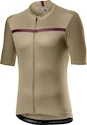 Koszulka rowerowa męska Castelli  Unlimited Jersey Dark Sand/Bordeaux L