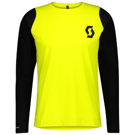 Koszulka rowerowa męska Scott Trail Progressive L/Sl Sulphur Yellow/Black
