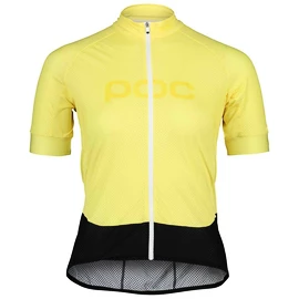 Koszulka rowerowa POC Essential Road Logo Jersey Sulfur Yellow