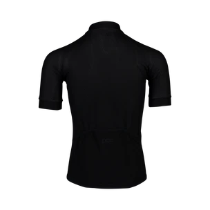 Koszulka rowerowa POC  Essential Road Logo Jersey Uranium Black
