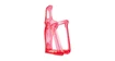 Koszyk na butelkę Topeak  Mono Cage CX Clear Red
