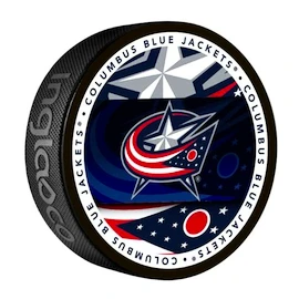 Krążek hokejowy Inglasco Inc. Medallion Blister Columbus Blue Jackets