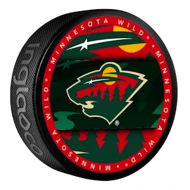 Krążek hokejowy Inglasco Inc. Medallion Blister Minnesota Wild