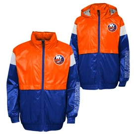 Kurtka chłopięca Outerstuff GOAL LINE STANCE FZ WINDBREAKE NEW YORK ISLANDERS