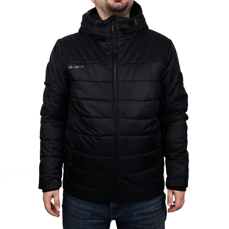 Kurtka męska Bauer Supreme Hooded Puffer Black M