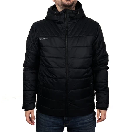 Kurtka męska Bauer Supreme Hooded Puffer Black M