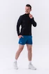 Kurtka męska Nebbia  Long sleeved w hoodie Sporty Zipper Jacket with side pockets “Control” 332 black